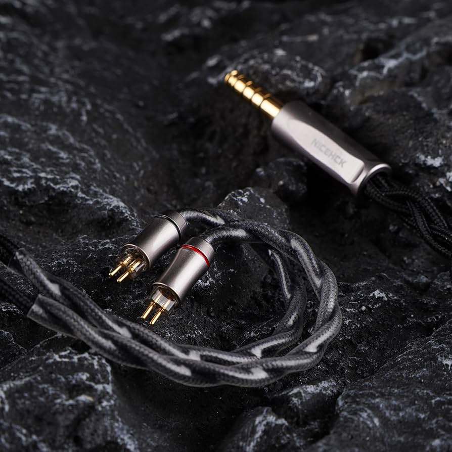 イヤホン NICEHCK 60saga NICEHCK 60saga イヤホンリケーブル 超高純度プレス単結晶銅OCC